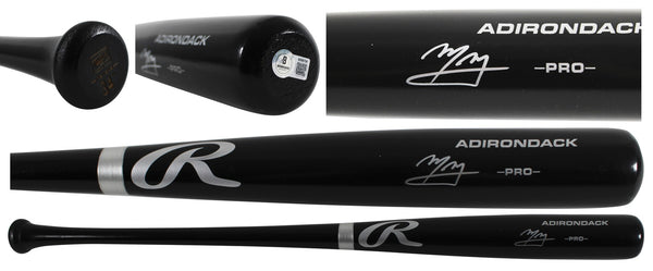 Padres Manny Machado Authentic Signed Black Rawlings Adirondack Baseball Bat BAS