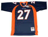 STEVE ATWATER SIGNED DENVER BRONCOS #27 MITCHELL & NESS JERSEY BECKETT HOF 2020