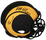 Kyren Williams / Puka Nacua Autographed Rams Eclipse Authentic Helmet Fanatics