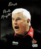 Bobby Knight Autographed Signed 8x10 Photo Texas Tech "Best" Beckett QR #BD75604