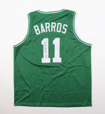 Dana Barros Signed Boston Celtics Jersey (JSA COA) 1995 All Star /Shooting Guard