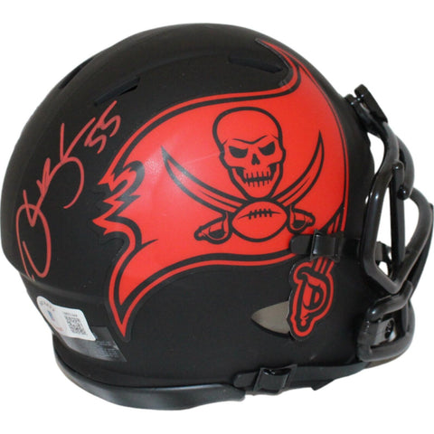 Derrick Brooks Signed Tampa Bay Buccaneers Eclipse Mini Helmet Beckett 44111