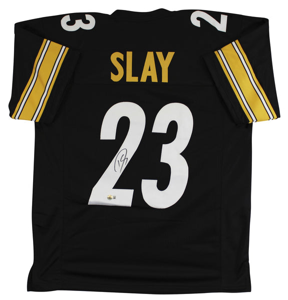 Darius Slay Jr. Authentic Signed Black Pro Style Jersey BAS Witnessed