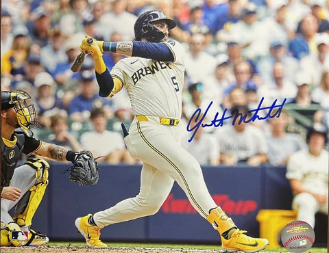 Milw Brewers Outfielder GARRETT MITCHELL Signed 8x10 Photo #8 AUTO