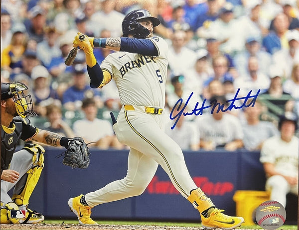 Milw Brewers Outfielder GARRETT MITCHELL Signed 8x10 Photo #8 AUTO