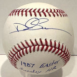 Brewers DALE SVEUM Signed Official MLB Baseball AUTO w/ 1987 Easter Sun HR - BAS