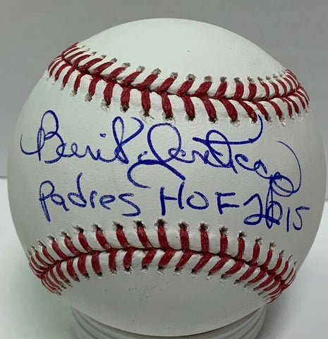 Padres BENITO SANTIAGO Signed Official MLB Baseball AUTO w/ Padres HOF 2015 JSA