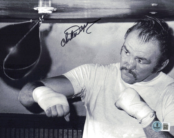 Chuck Wepner Autographed Signed 8x10 Photo Beckett BAS QR #BS30781