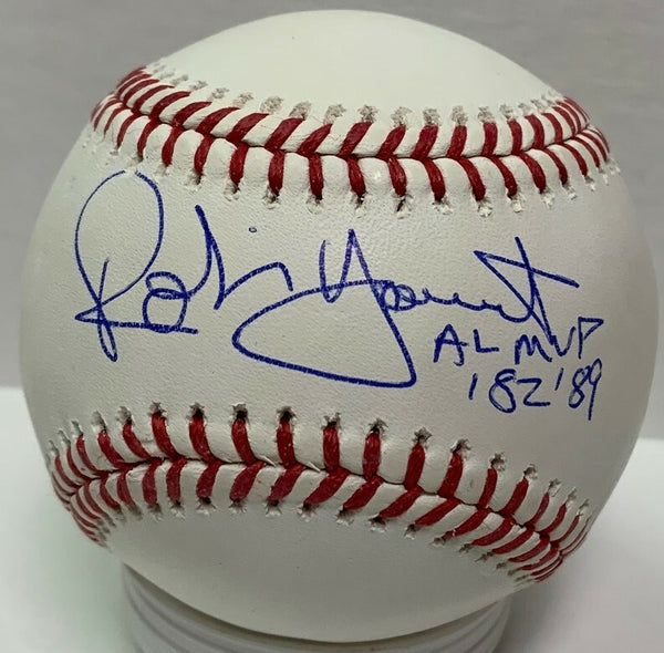 Brewers ROBIN YOUNT Signed Official MLB Baseball AUTO w/ "AL MVP 82/89 " - JSA