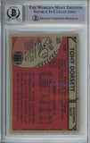 Tony Dorsett Autographed 1980 Topps #330 Trading Card Beckett 10 Slab 39258