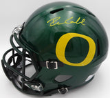 Dillon Gabriel Autographed Speed Full Size Helmet Oregon Signed Twice Beckett Wi