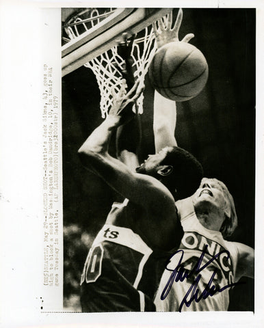 Jack Sikma Autographed Signed 8x10 Wire Photo Seattle Supersonics MCS 70261