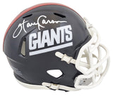 Giants Harry Carson Signed 1981-98 TB Speed Mini Helmet W/ Case BAS Witnessed