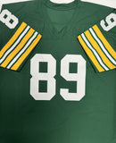 Packers Hall of Famer DAVE ROBISON Signed Custom Replica Green Jersey AUTO - BAS