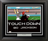 BO JACKSON AUTOGRAPHED FRAMED 16X20 PHOTO NINTENDO TECMO SUPER BOWL BECKETT