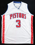 Ben Wallace Signed Detroit Pistons Jersey (Steiner) 2004 NBA Champion / Center