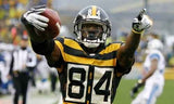 Antonio Brown Signed Pittsburgh Steelers Pro Cut Bumble Bee T/B Jersey (Beckett)