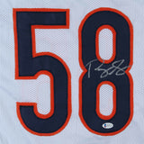 Roquan Smith Signed Bears Home Jersey (Beckett COA) Chicago 2018 #1 Draft Pick
