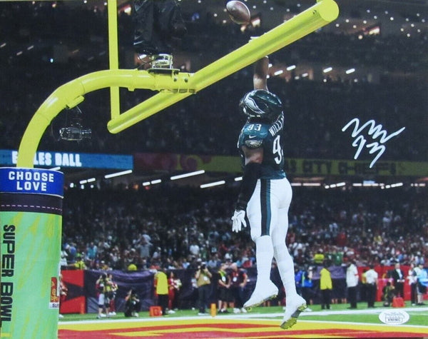 Milton Williams Eagles Signed/Autographed 11x14Photo Super Bowl LIX JSA 194715