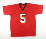 Rakim Jarrett Maryland Terrapins Signed Jersey (Beckett) Tampa Bay Buccaneers WR