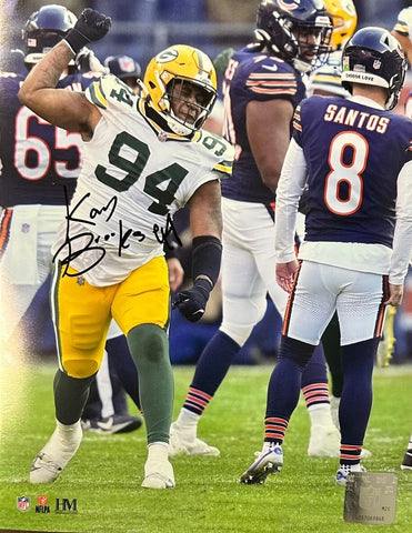 Green Bay Packers Defensive Tackle KARL BROOKS Signed 8x10 Photo #2 AUTO