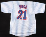 Sammy Sosa Signed Chicago Cubs Jersey (JSA) 600 HR Club / 1998 Home Run Race