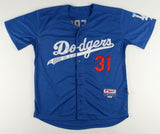 Joc Pederson Signed Los Angeles Dodgers Majestic MLB Jersey (JSA COA) Size 50