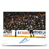 James Van Riemsdyk Goal Autographed Boston Bruins 11x14 Photo JSA PSA Pass
