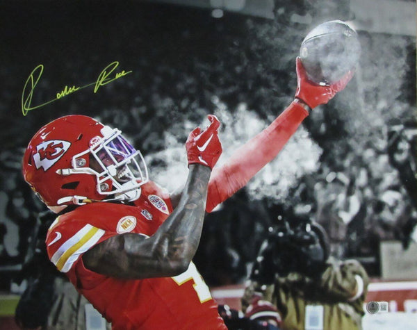 Rashee Rice Autographed 16x20 Photo Kansas City Chiefs Beckett 118600