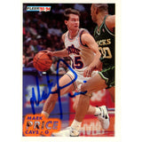 Mark Price Autographed/Signed Fleer 93-94 #39 Trading Card Beckett 51929