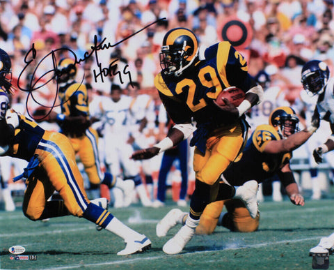 Eric Dickerson LA Rams Signed/Inscribed "HOF 99" 16x20 Photo Beckett 161611