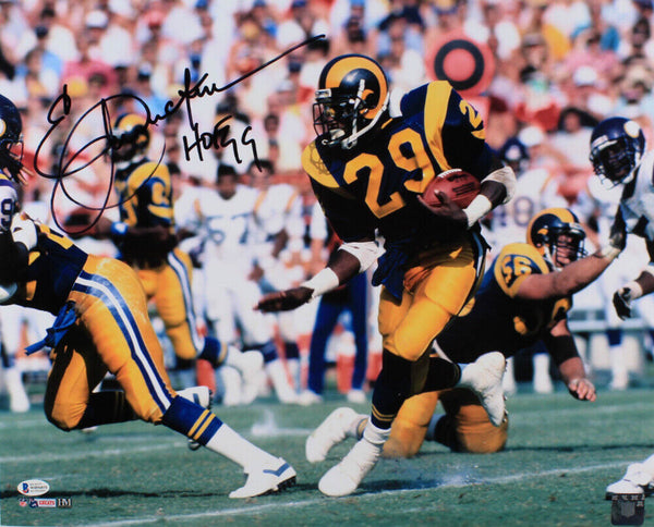 Eric Dickerson LA Rams Signed/Inscribed "HOF 99" 16x20 Photo Beckett 161611