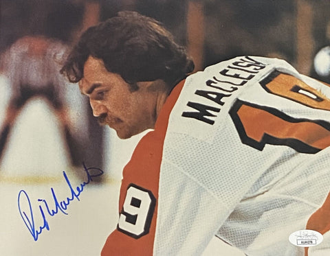Rick Macleish Signed 8x10 Philadelphia Flyers Photo JSA AL44278