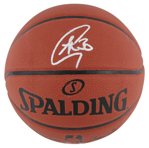 Warriors Stephen Curry Authentic Signed Spalding Indoor/Outdoor Basketball JSA