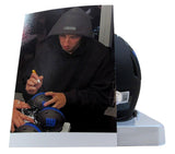 Tommy DeVito Autographed/signed Color Rush Mini Helmet Giants Beckett 184884