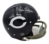 Gale Sayers & Billy Dee Williams Signed Bears TK Suspension Authentic Helmet