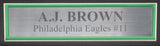 A.J. Brown Autographed Philadelphia Eagles Jersey Framed Beckett 194698