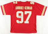 Felix Anudike-Uzomah Signed Kansas City Chiefs Jersey (Beckett) 2023 1st Rnd Pk.