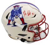 Rob Gronkowski Signed New England Patriots SpeedFlex Authentic Retro Helmet