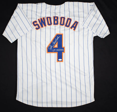 Ron Swoboda "69 Champs" Signed New York Mets Jersey (JSA COA) The Catch