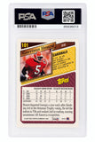Garrison Hearst Signed Cardinals 1993 Topps Rookie Football Card #101 -(PSA/DNA)
