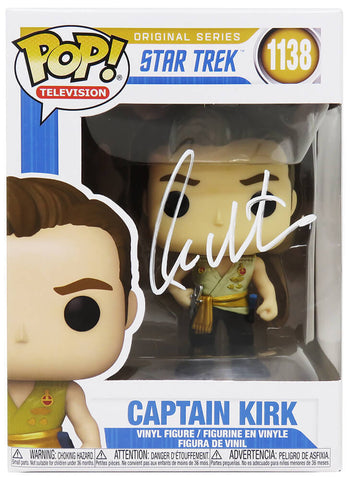 William Shatner Signed Star Trek Captain Kirk Funko Pop Doll #1138 - (SS COA)