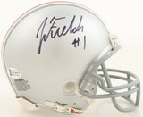 Justin Fields Signed Ohio State Buckeyes Mini-Helmet (Beckett COA) Big 10 MVP 20