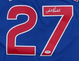 Addison Russell Signed Chicago Cubs Jersey (PSA) World Series Champion (2016)