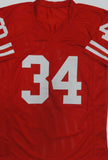 Badgers DEREK WATT Signed Custom Replica Wisconsin Red Jersey AUTO - BAS