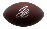 Saquon Barkley Signed Leather Wilson NFL Football Philadelphia Eagles JSA 210033