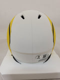 AARON DONALD SIGNED LA RAMS LUNAR ECLIPSE SPEED MINI HELMET BECKETT QR