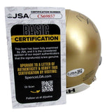 Tim Brown Signed/Autographed Notre Dame Mini Football Helmet JSA 213092
