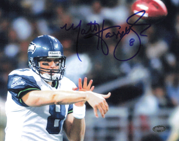 Matt Hasselbeck Autographed Signed 8x10 Photo Seattle Seahawks MCS Holo #63003