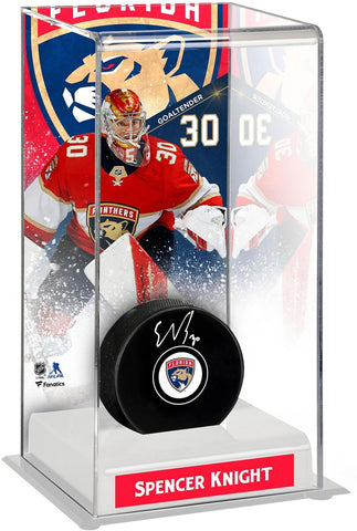 Spencer Knight Florida Panthers Deluxe Tall Hockey Puck Case